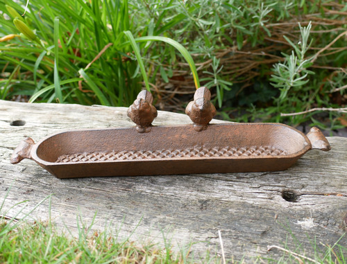 Rustic cast iron bird - rustic,