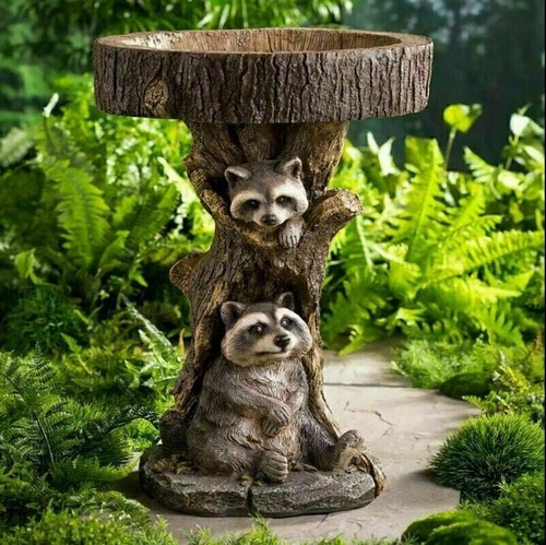 Bird bath feeder pedestal - bird,