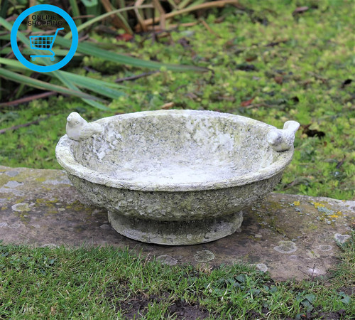 Garden ornament bird feeder - bird,