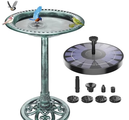 Outdoor garden bird bath - bird,