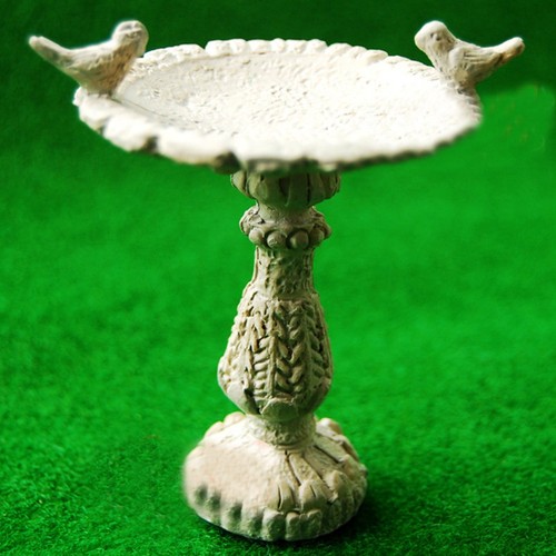 Decorative garden bird bath - bird,