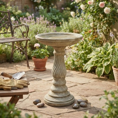 Twist bird bath feeder - bath,