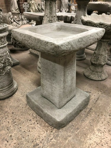 Bird bath chunky - bath, square
