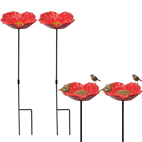 Cast iron bird bath feeder - bird,